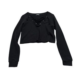 Crop Black Sweater